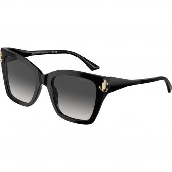 Jimmy Choo JC5012 Square Black Sunglasses with Gray Gradient Lens for Women