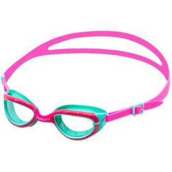 Gafas de Natación Mosconi Junior Fit - Protección UV - Diseño Moderno - Color Fucsia y Turquesa Infantil