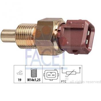 Sensor de temperatura del refrigerante FACET 7.3308