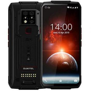 Moviles Resistentes,OUKITEL WP7 6.53FHD+ 128GB ROM 6GB RAM Telefonos Libres Resistentes 48MP+8MP IR Cámara de Visión Nocturna, 8000 mAh Carga Rápida Helio P90 Dual SIM 4G Rugged Smartphones NFC,Negro