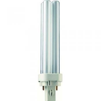 Philips PL-C - Bombilla, 18 W, 840, 2P