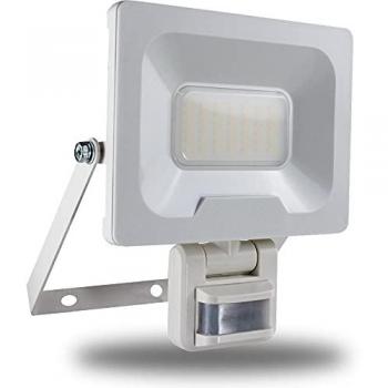 Proyector de Pared Nino 50W 4000lm con Detector de Movimiento IP65 - Blanco