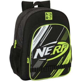 Mochila Escolar Junior Adapt. Carro Nerf Get Ready