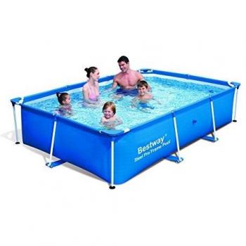 Bestway Deluxe Splash Frame - Piscina Tubular, 259 x 170 x 61 cm