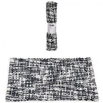 Bigbuy S3606888 Alfombra de Baño, Gris Oscuro, 50 x 80 cm