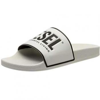 Diesel Sa-valla, Zapatillas de estar por casa con talón abierto para Hombre, Multicolor