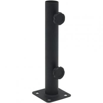Matt Black Steel Umbrella Base for Ø32/34/38 mm Pole