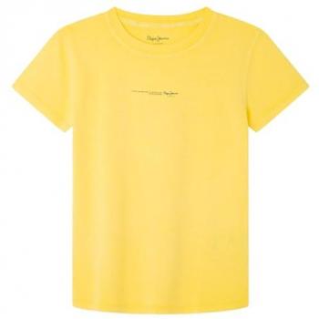 Camiseta Davide Amarilla para Niño de Pepe Jeans, Talla 12 Años