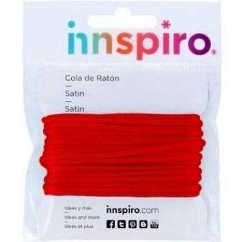 INNSPIRO CORDÓN Cola DE RATÓN 2 MM Rojo 5 Metros