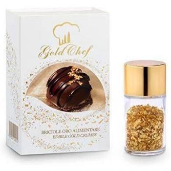 Giusto Manetti Battiloro - Migas de oro comestible para uso alimentario - Oro 23 ct - 125 mg  