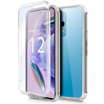 Funda COOL Silicona 3D para Xiaomi Redmi Note 12 Pro Plus 5G (Transparente Frontal + Trasera)