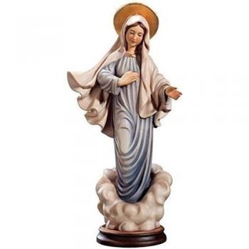 Madera Figura Virgen de medjug orje coloriert - dolfi, 60 cm
