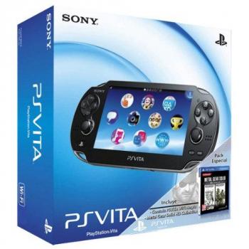 Sony PlayStation Vita - Consola Wifi, Color Negro + Metal Gear Solid HD Coleccion