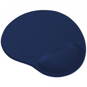 Trust Bigfoot - Alfombrilla para ratón ergonómica con relleno de gel, azul