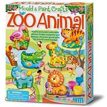 Moldea y Pinta Animales del Zoo
