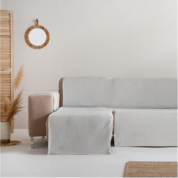 Funda cubre sofá chaise longue izquierdo ligeramente acolchado algodón transpirable fabricado en España