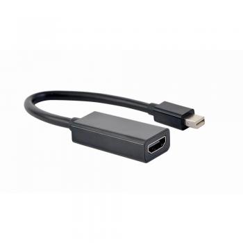 Gembird Cable Adaptador Mini DisplayPort a HDMI 0.15m Negro A-mDPM-HDMIF4K-01