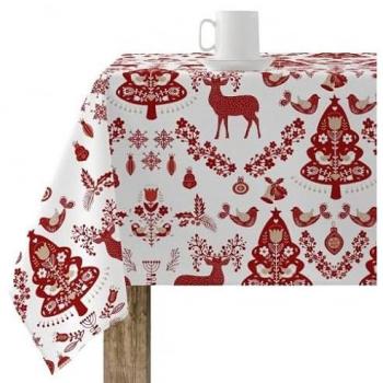 Mantel Navidad Antimanchas Resinado 100x140 cm Elegante Made in Spain