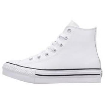 Zapatilla Converse Chuck Taylor All Star Kids con Plataforma de Cuero Sintético EVA para Niños