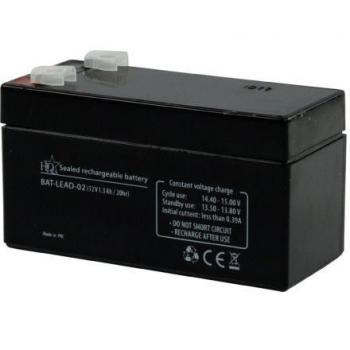 HQ 12V 1.3Ah Universal Sealed Rechargeable Lead Acid Battery
