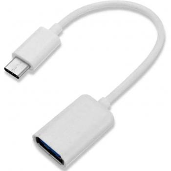 Cable Adaptador OTG USB Tipo C a USB-A 2.0, Conector Macho a Hembra, Compatible con Samsung Galaxy S21/S20/S10/S9, Función On-The-Go (OTG), Color
