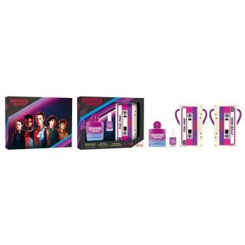 Stranger Things Set de Regalo para Mujer - Eau de Toilette 100 ml, Esmalte de Uñas y Bolso para Móvil