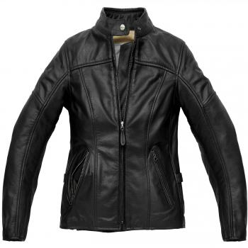 SPIDI Rock - Chaqueta de piel para mujer, color negro, talla 44