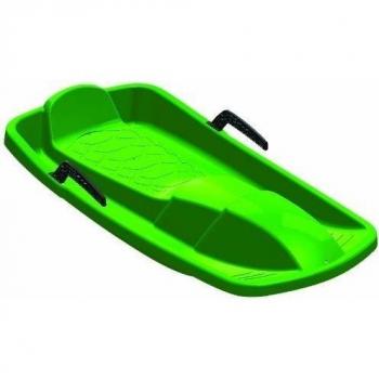 Hamax Sno Dino - Trineo de plástico verde verde Talla:88.0 x  41.5 x 26.0 cm