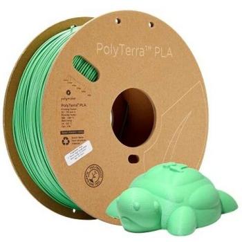 Filamento PLA EcoFriendly Impresora 3D PolyTerra Marca Polymaker Color Blanco 1,75 mm verde