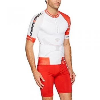 Compressport Trail Run - Camiseta unisex, color blanco, talla XL