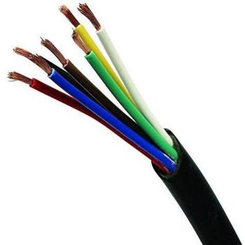 Cable de remolque 7 conductores 1.0 mm 5 m - Kit de reparación y montaje CARPOINT 0438109