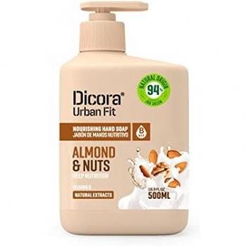 Dicora Urban Fit Hand Soap with Vitamin B, Almond and Walnut Extract - 500 ml