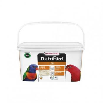 Papilla Versele-Laga Nutribird Lori 3kg - Alimentación completa y equilibrada para loros en crecimiento