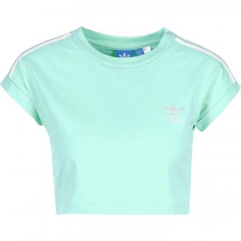 adidas Cropped Camiseta top, negro, primavera/verano, mujer, color Grün -