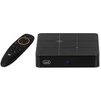 Trevi IP 360 S8 Smart TV Internet Box 4K, Sistema operativo Android, Quad Core, RAM 2 GB, Bluetooth
