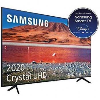 Samsung Crystal UHD 2020 75TU7005- Smart TV de 50 con Resolución 4K, HDR 10+, Crystal Display, Procesador 4K, PurColor, Sonido Inteligente, Función One Remote Control y Compatible Asistentes de Voz