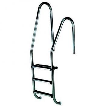 Escalera Estandart Asimétrica con peldaño de seguridad Astralpool - 1 peldaño + peldaño de seguridad