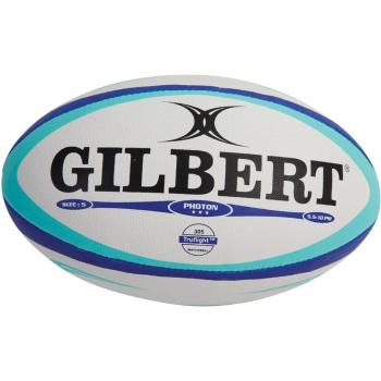 Gilbert Photon - Balón de rugby para hombre, tamaño 5, color azul / azul