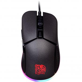 TT Esports Iris Optical RGB - Ratón Gaming, Color Negro