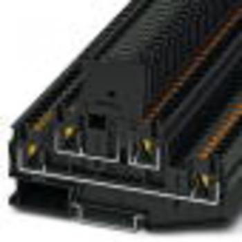Phoenix Contact PTTB 4-HESILED 24 Safety Terminal Block for Fuses 0.20 mm² to 4 mm², Black (Pack of 50)