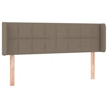 Cabecero LED Tapizado Tortora 147x16x78/88 cm