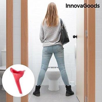 InnovaGoods| Dispositivo urinario femenino potátil | Reutilizable | Rosa