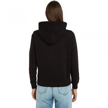 Chic Black Hooded Sweatshirt with Logo - XL Regular Fit