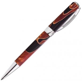 Bolígrafo Visconti Vertigo, Acrílico, Negro, Naranja, Paladio, KP13-807SF65
