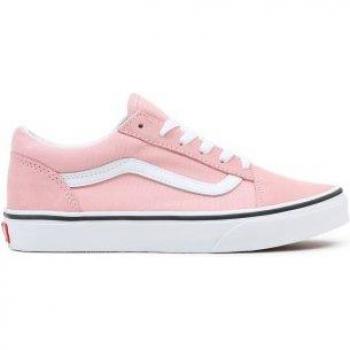Zapatillas de Piel Old Skool rosa para niños Vans - Talla 35