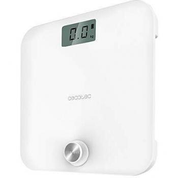 Cecotec Báscula de baño Surface Precision EcoPower 10000 Healthy. Con pulsador, Superficie de vidrio templado de alta seguridad, Sensores de precisión