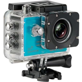 SJCam SJ5000X Elite - Cámara Deportiva con WiFi Integrado, Resolución 4K, Pantalla LCD de 2'', Sumergible hasta 30m, Color Azul