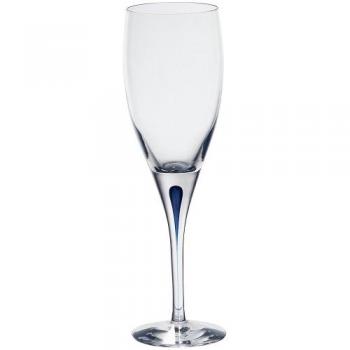 Orrefors Intermezzo Blue Wine Glass by Orrefors