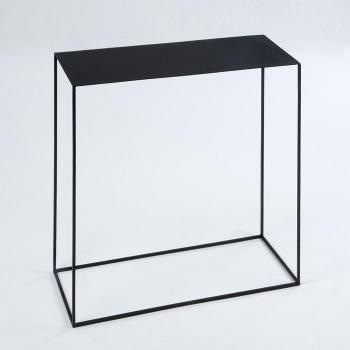 Consola de metal negro 84 cm - Thai Mobilier