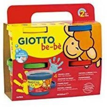 Giotto be-bè Pintura a dedos 4 x 150 g